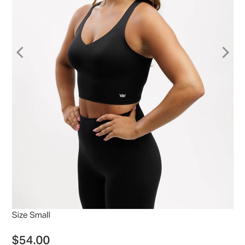 SHEFIT Boss Longline Bra Medium Black